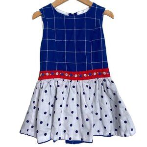 VTG Handmade Heirloom Dress Drop Waist with Ruffle Hem & Embroidery 2T